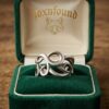 Wide Sterling Silver 925 Openwork Statement Ring (Size L)~217