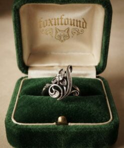 Vintage Soviet 60s Sterling Silver 925 Swirl Filigree Ring CZ Stone Size O, us 7~218