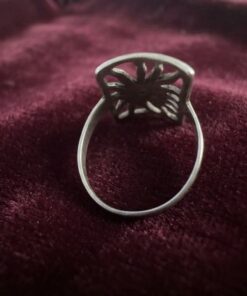 Vintage Sterling Silver 925 Statement Ring - Size 8 (P/Q)~217