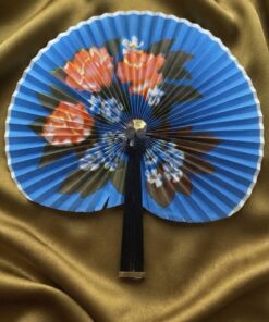 Vintage Soviet Tbilisi Souvenir Folding Fan Collectible