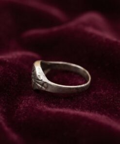 Vintage Soviet 875 Silver Signet Ring UK L / US 5.5~218