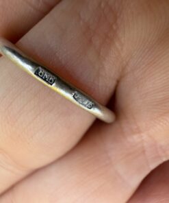Vintage Soviet 50-60s Sterling Silver Floral Flower Ring Size M (US 6.25) Stamped 875 2.3g~219