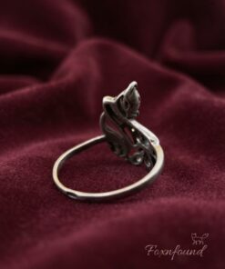 Vintage Sterling Silver 925 Cubic Zirconia Swirl Cocktail Ring Size N (US 5.75) 2.32g~219