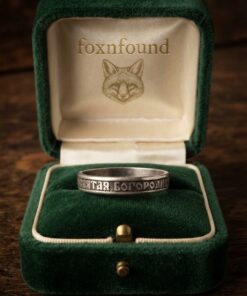 Vintage Russian Orthodox Sterling Silver Ring 