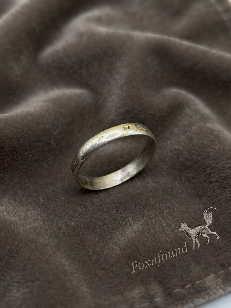 Vintage Russian Orthodox Sterling Silver Ring "СВЯТАЯ БОГОРОДИЦЕ" (Holy Theotokos) Uk R/Us 8.5~220