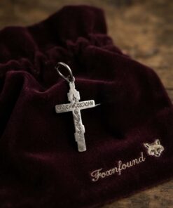 Vintage 60s Soviet Russian Silver 925 Orthodox Crucifix Cross Pendant~220