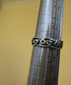 Vintage Sterling Silver 925 Celtic Knot Band Ring Size L US 5.75 1.68g~222