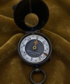 Antique c.1915 Negretti & Zambra London WW1 Officer's Pocket Compass Brass