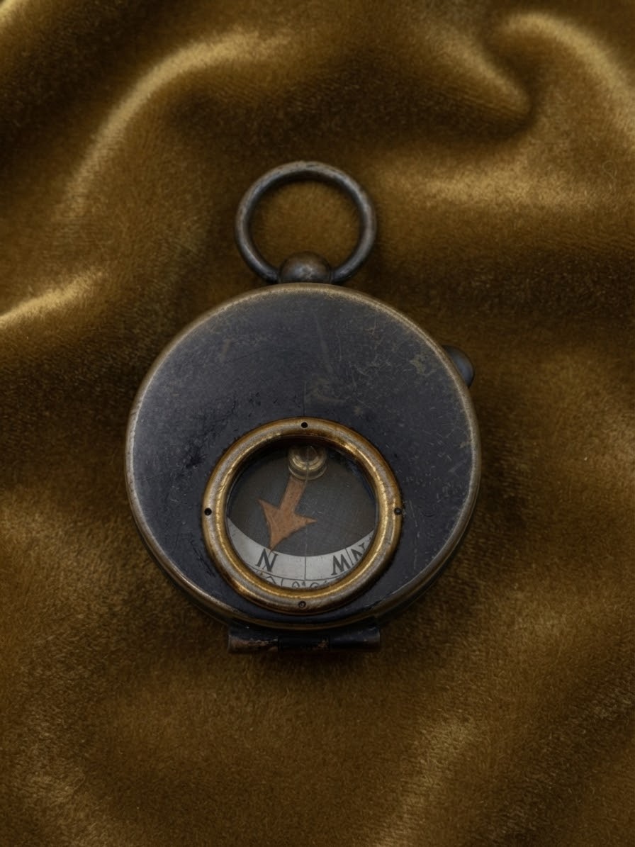 Antique c.1915 Negretti & Zambra London WW1 Officer's Pocket Compass Brass