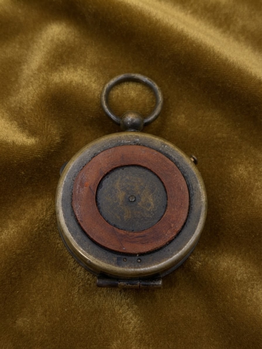 Antique c.1915 Negretti & Zambra London WW1 Officer's Pocket Compass Brass