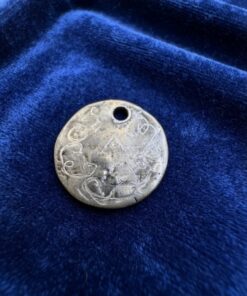 Antique Georgian Silver Love Token Engraved Triangle Isle of Wight Dug Find