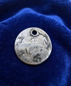 Antique Georgian Silver Love Token Engraved Triangle Isle of Wight Dug Find