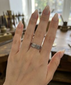 Sterling Silver 925 Lord's Prayer Orthodox Band Ring Size O½ 2.23g~223