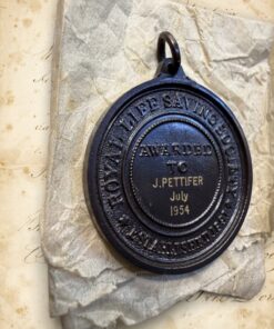 Vintage 1954 RLSS Royal Life Saving Society Bronze Medal J Pettifer Boxed