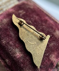 ✨ Vintage Comptometer Enamel Pennant Badge ✨