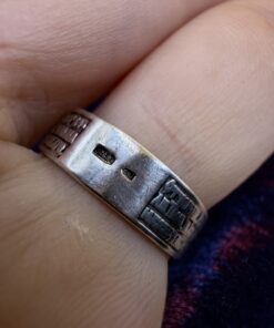 Sterling Silver 925 Lord's Prayer Orthodox Band Ring Size O½ 2.23g~223