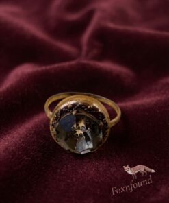 Vintage Soviet 60s Ring Gilt Granulated Setting UK Size T½~226