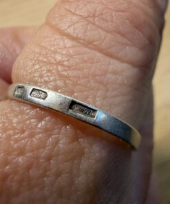 Vintage Soviet Sterling Silver 925 Snowdrop Ring Size O½ Cubic Zirconia~227