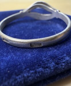 Vintage Soviet 925 Sterling Silver Cubic Zirconia Leaf Ring Size U US 10.5~227