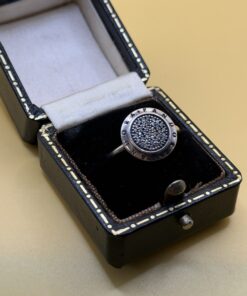 Pandora Signature Pavé Ring Sterling Silver Cubic Zirconia Size L½~228