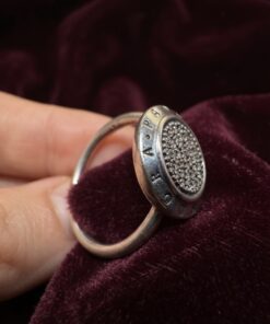 Pandora Signature Pavé Ring Sterling Silver Cubic Zirconia Size L½~228