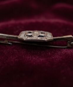 Vintage Boy Scouts Sterling Silver Thanks Badge Bar Brooch Hallmarke