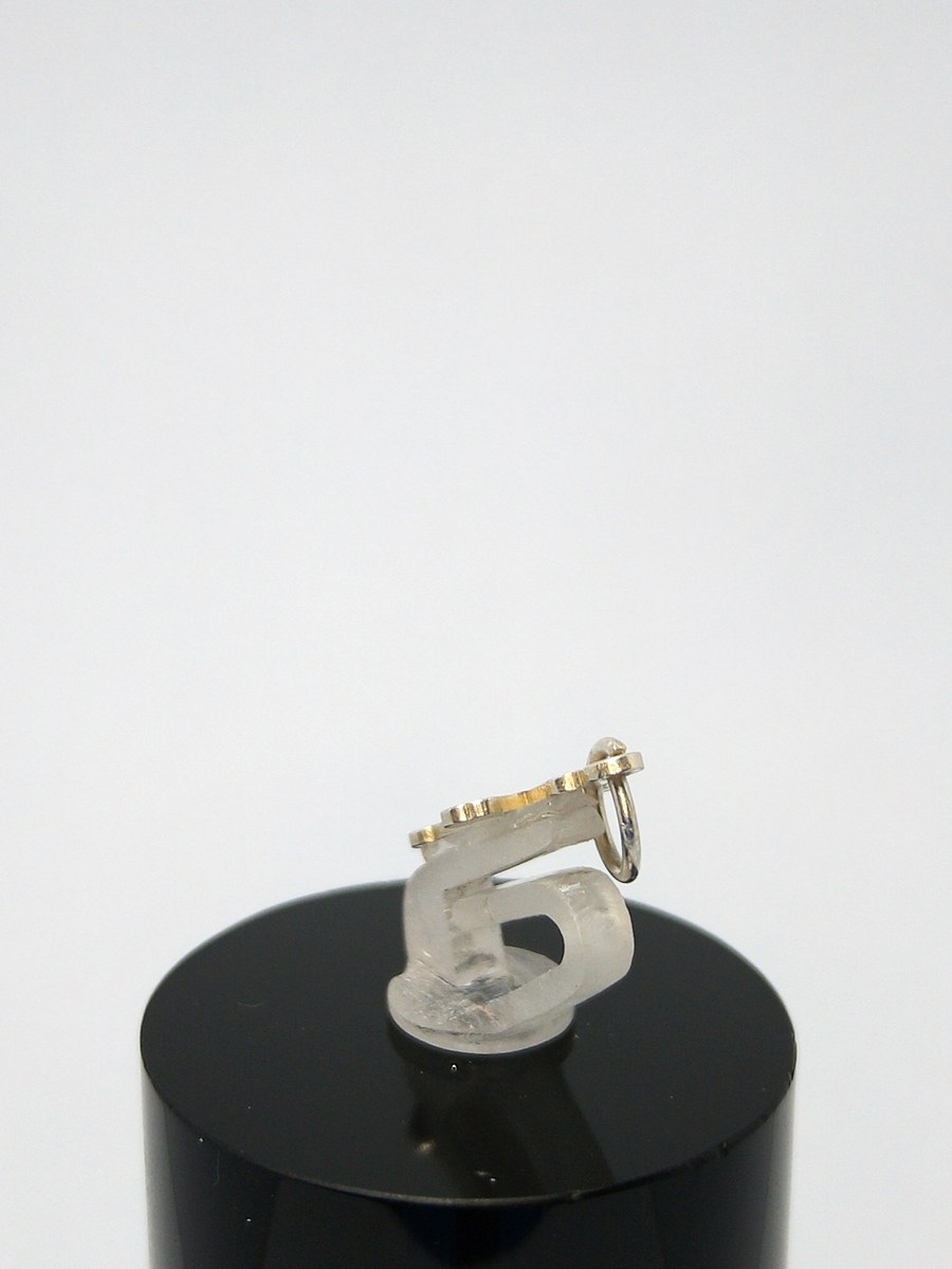 Protective silver hallmark, with a cross mark, starting from the 5th assay standard — 360° view