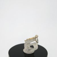 Protective silver hallmark, with a cross mark, starting from the 5th assay standard — 360° view