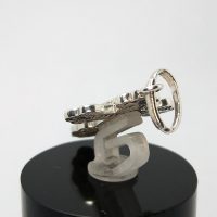 Stunning sterling silver cross — 360° view