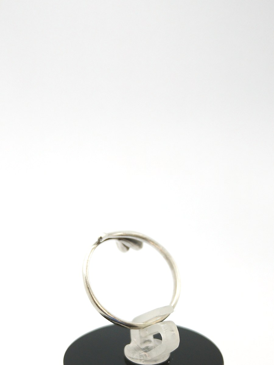 Soviet silver ring, 875 purity, size O — 360° view