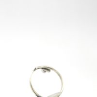 Soviet silver ring, 875 purity, size O — 360° view