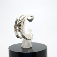 Gorgeous sterling silver ring size L — 360° view