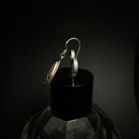 Vintage 925 Sterling Silver Open Work Drop Earring — 360° view