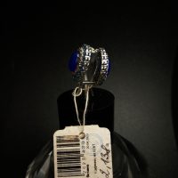 New Natural Agate & Sterling Silver 925 Jewelry Earrings — 360° view