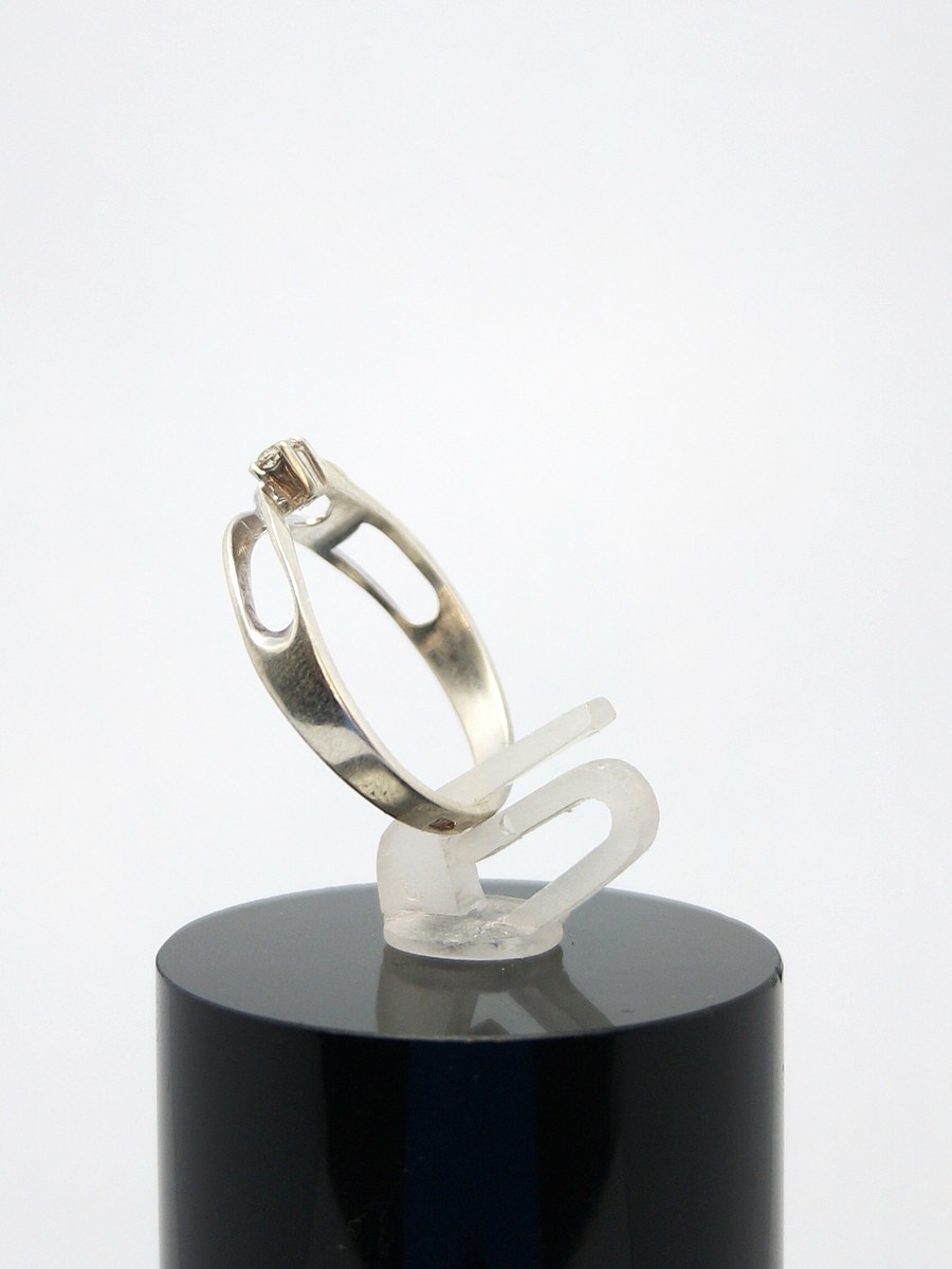 Sterling silver tender ring Uk size N — 360° view