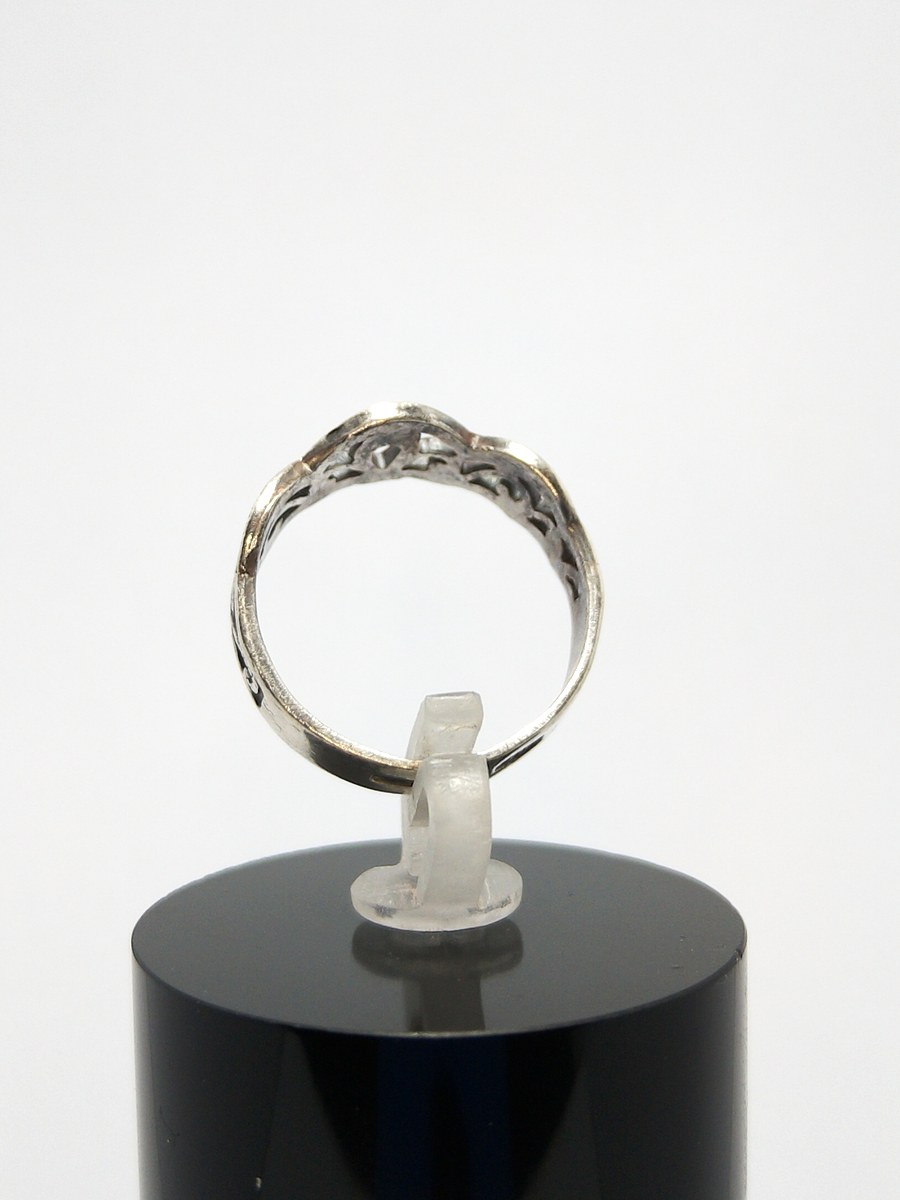 Vintage Sterling silver 90s Ukraine Uk size M — 360° view