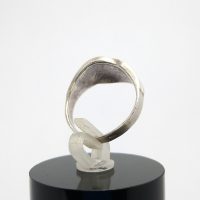 Sterling silver ring Uk size m 1/2 — 360° view