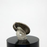 A single earring from Imperial Russia, silver — 360° view
