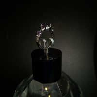 Incredible new amethyst sterling silver ring Uk size N — 360° view